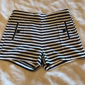 Striped stretchy sailor shorts